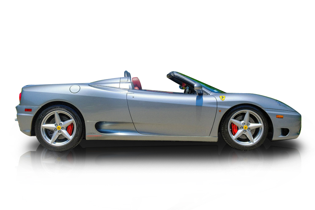 An incredible side shot photo of aFerrari 360 that you should buy.