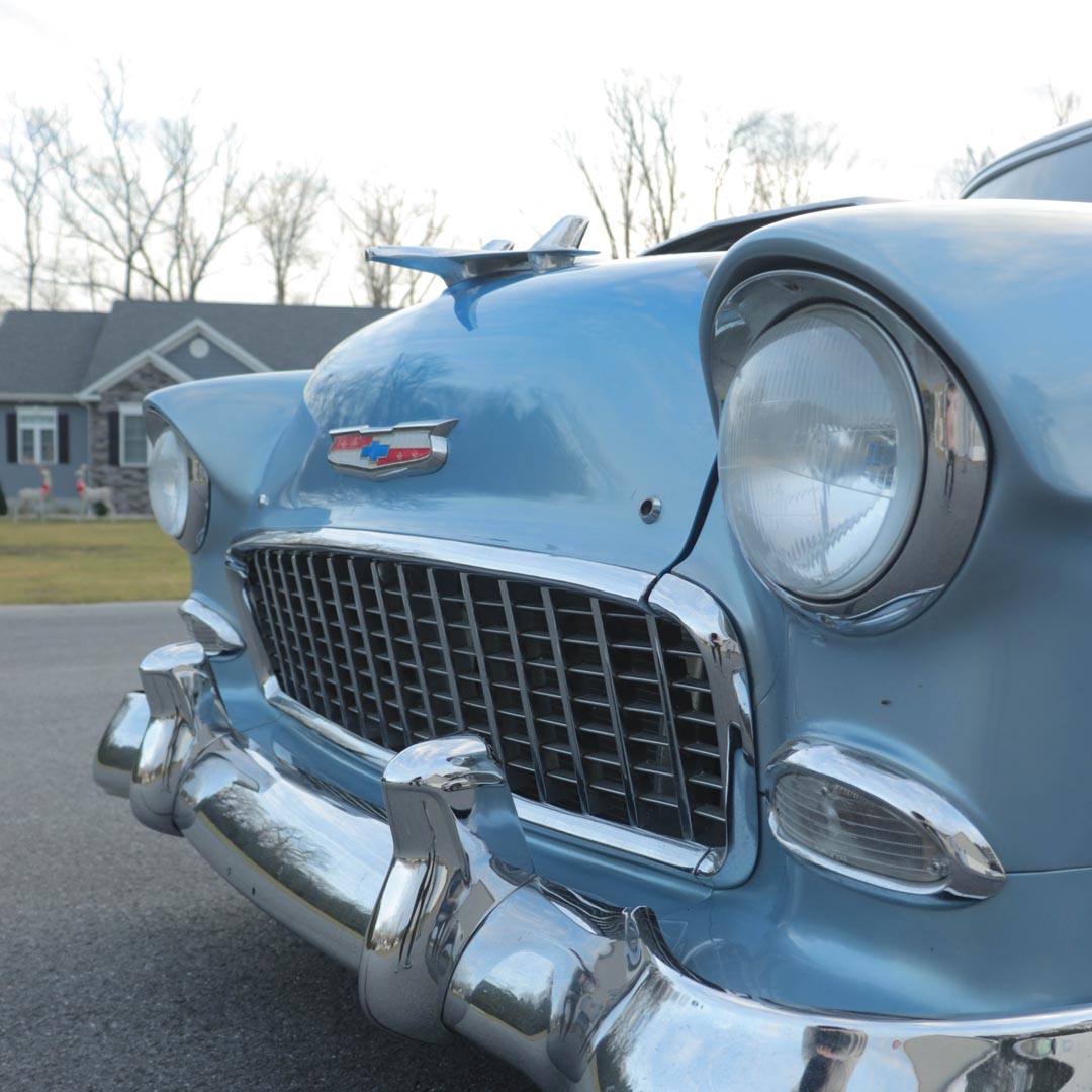 1955 Chevrolet 2 Door - Engine Photo