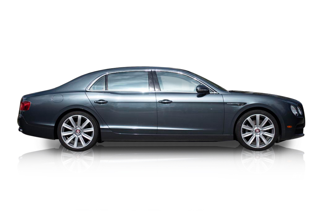 An incredible side shot photo of aBentley Flying Spur that you should buy.
