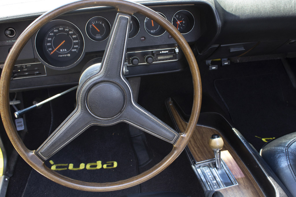 1970 Plymouth Barracuda - Interior Photo
