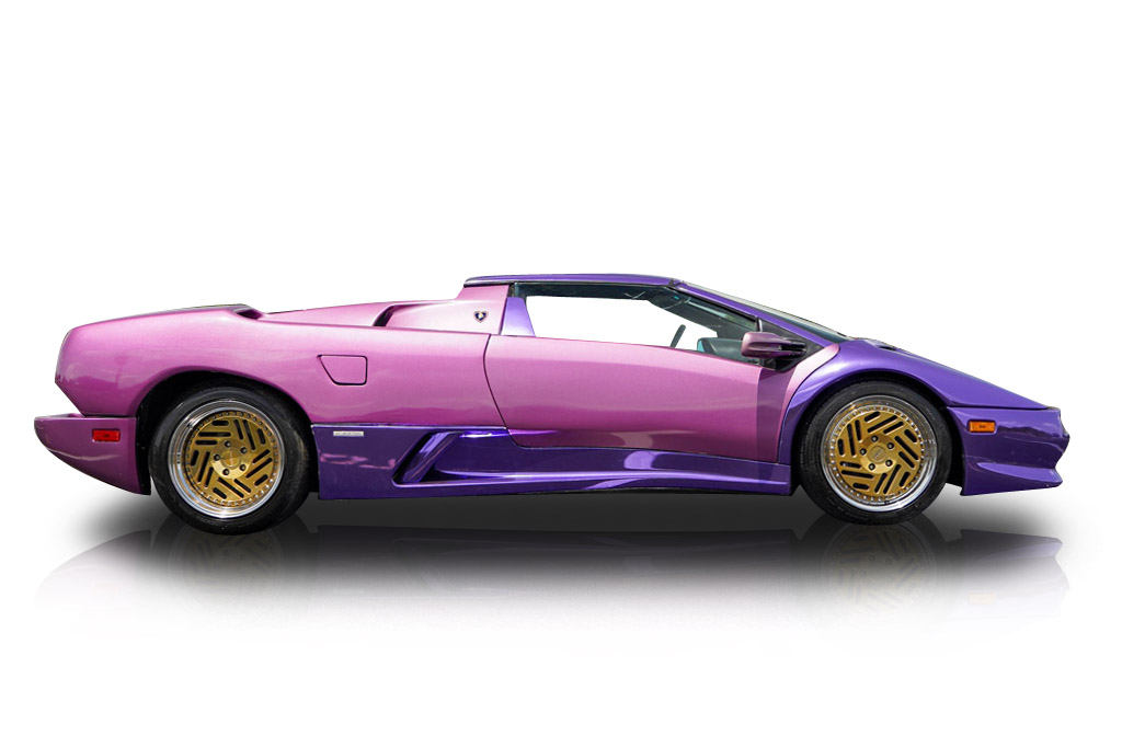 An incredible side shot photo of a car that you should buy.