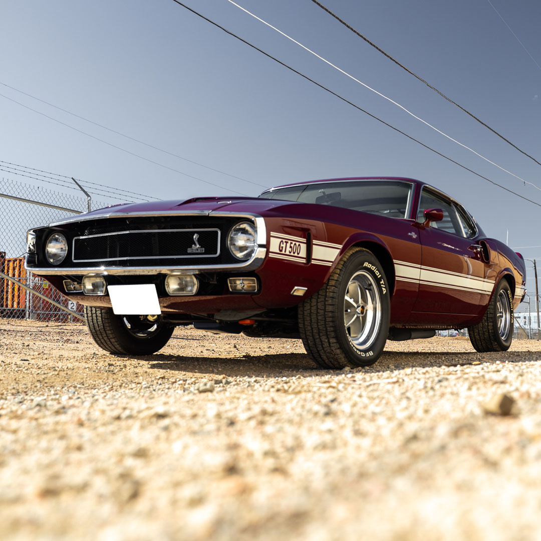 1969 Ford Shelby GT500 Royal Maroon 428 - Overview Photo