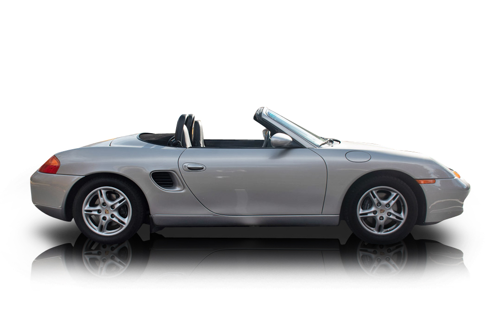 An incredible side shot photo of aPorsche Boxster that you should buy.
