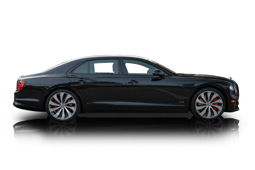 An incredible side shot photo of aBentley Flying Spur that you should buy.