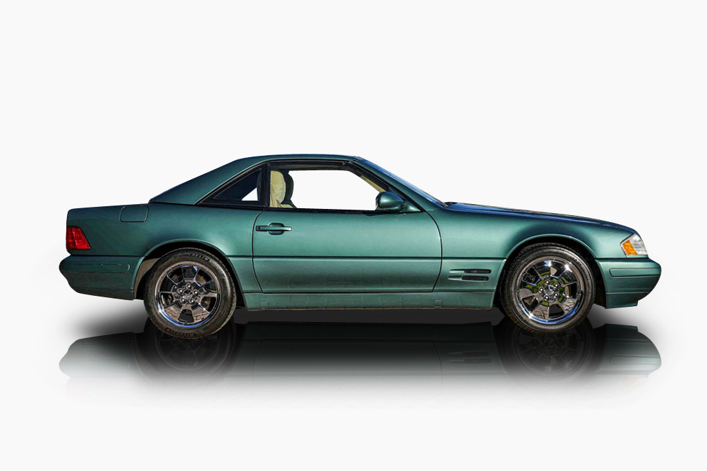 An incredible side shot photo of a car that you should buy.