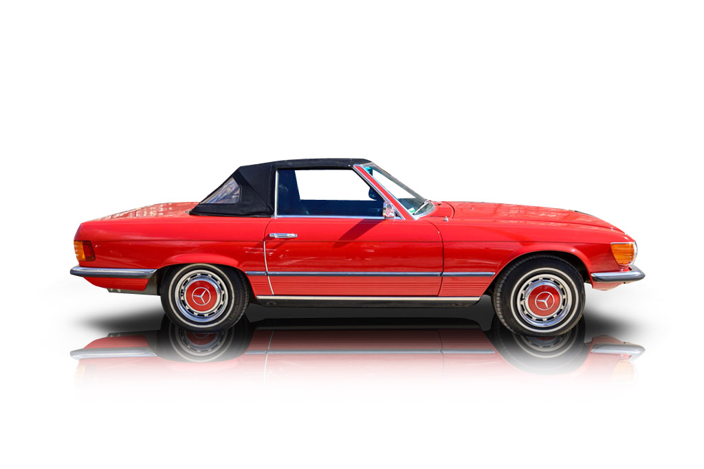 An incredible side shot photo of aMercedes-Benz 450SL that you should buy.