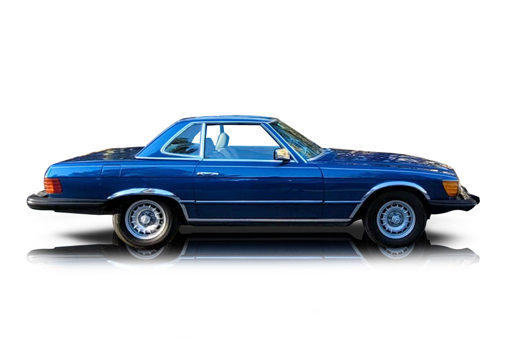 An incredible side shot photo of aMercedes-Benz 380SL that you should buy.
