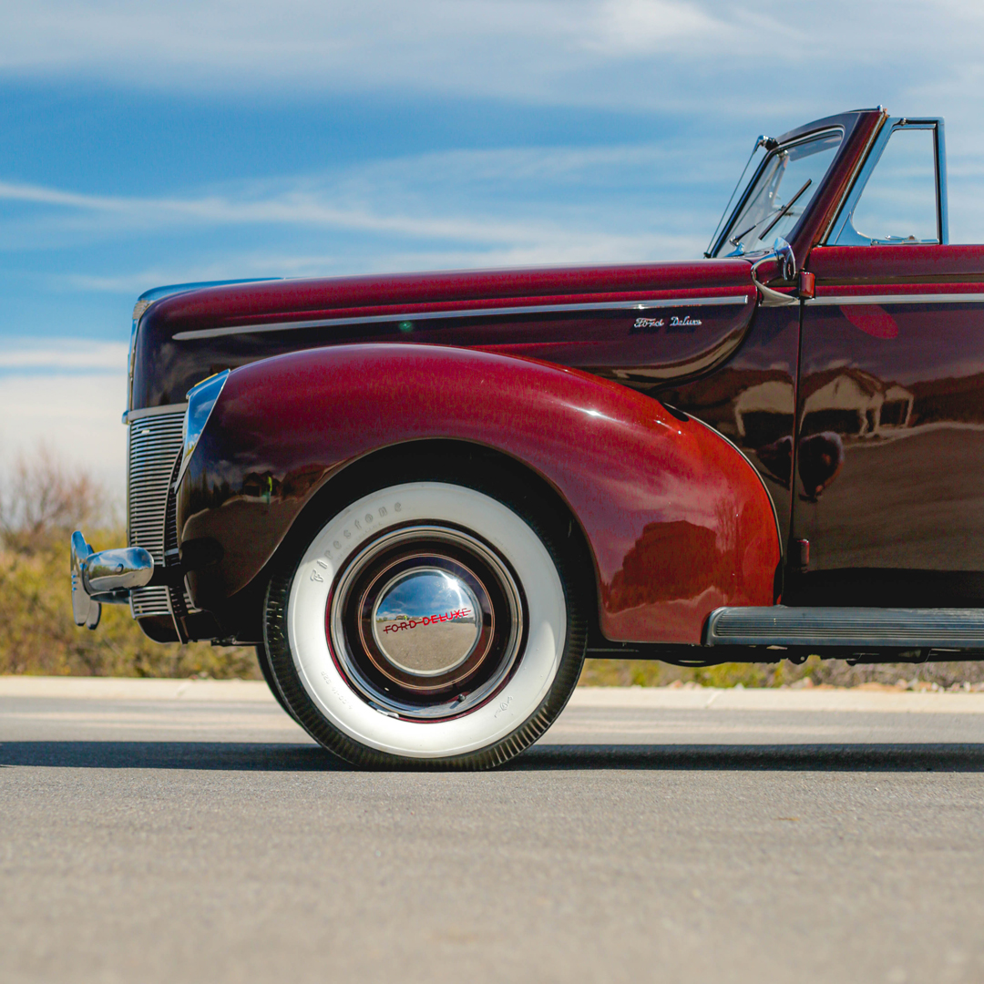 1940 Ford Deluxe Convertible - Engine Photo
