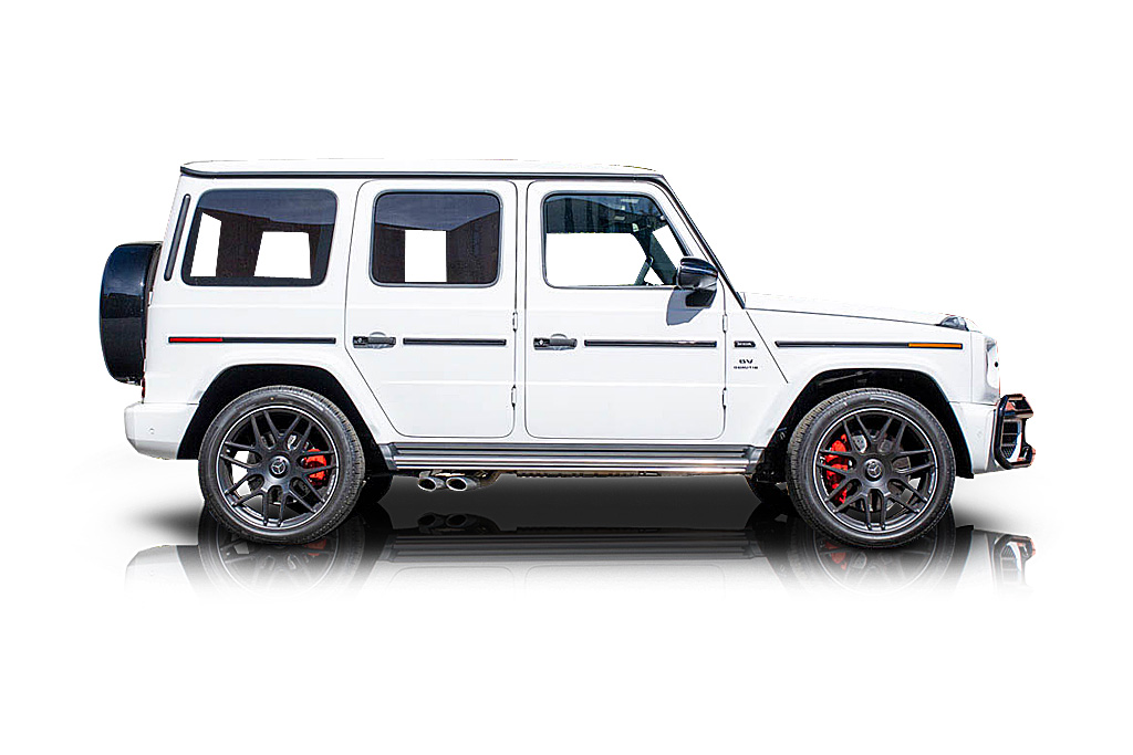 An incredible side shot photo of a Mercedes-Benz G63 previously listed on Exotic Car Trader