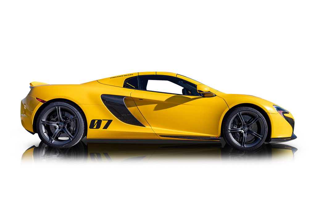 An incredible side shot photo of a Mclaren 650S previously listed on Exotic Car Trader