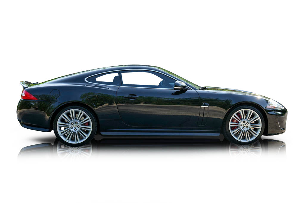 An incredible side shot photo of aJaguar XK that you should buy.