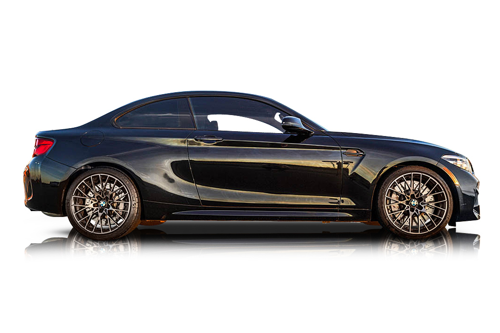 An incredible side shot photo of a car that you should buy.