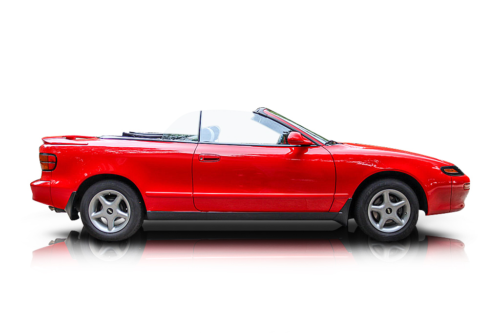 An incredible side shot photo of a car that you should buy.