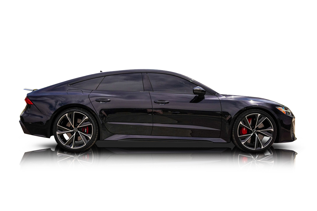 An incredible side shot photo of a car that you should buy.