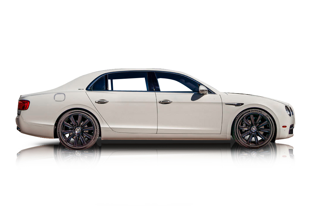 An incredible side shot photo of aBentley Flying Spur that you should buy.