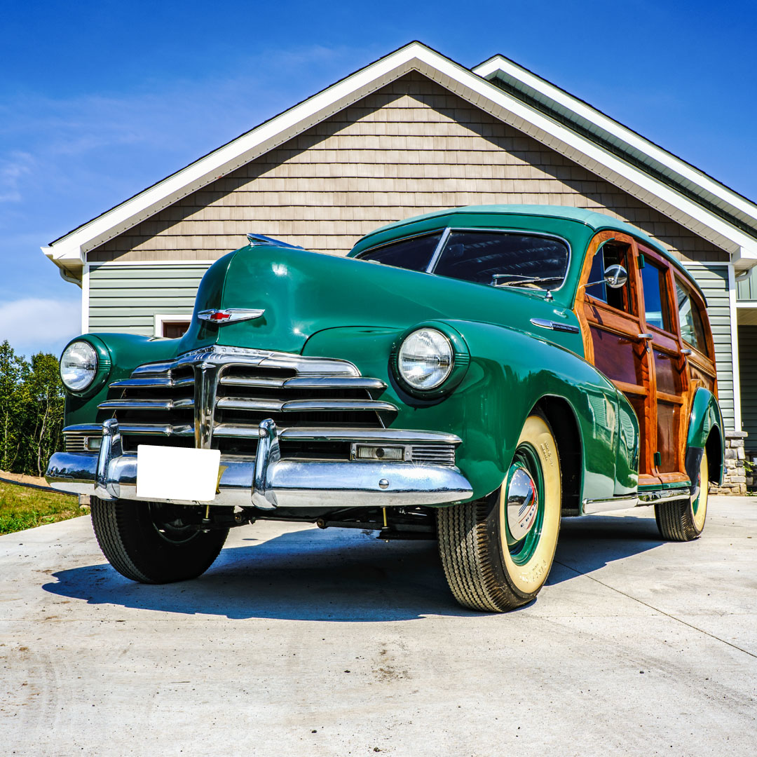 1948 Plymouth Deluxe PE Model - Engine Photo
