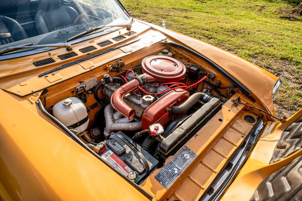 1969 Fiat 124 Spider - Engine Photo