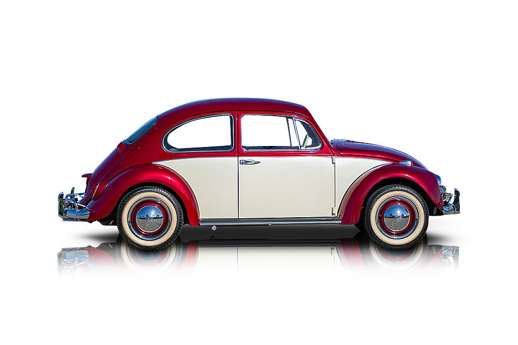 An incredible side shot photo of aVolkswagen Beetle that you should buy.