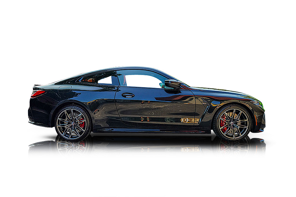 An incredible side shot photo of a car that you should buy.