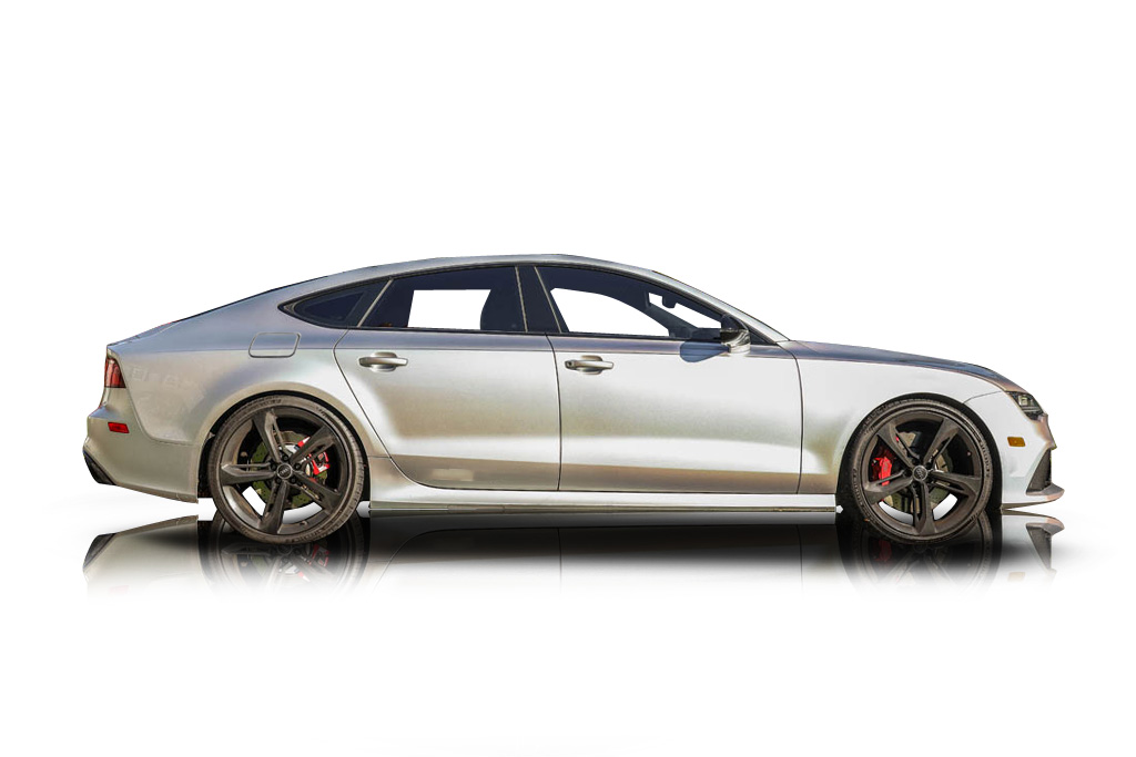 An incredible side shot photo of a car that you should buy.