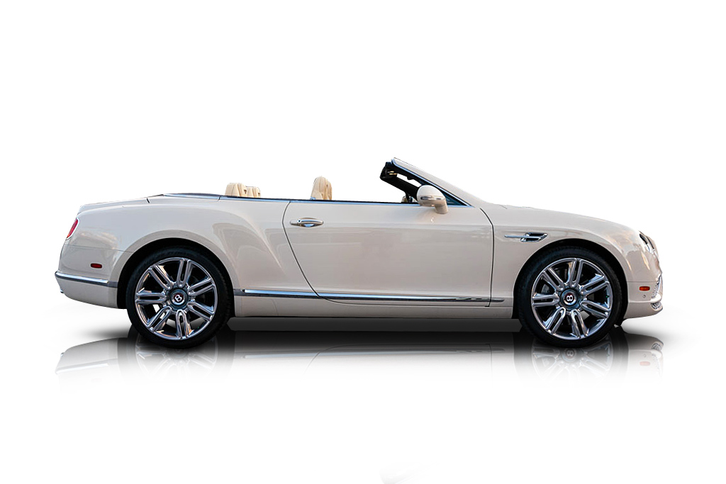 An incredible side shot photo of aBentley Continental that you should buy.