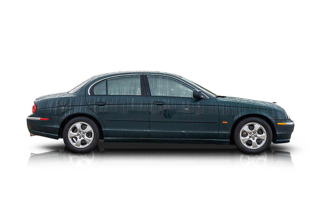An incredible side shot photo of a car that you should buy.