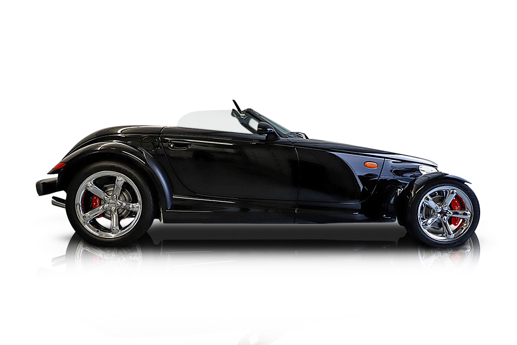 An incredible side shot photo of a car that you should buy.
