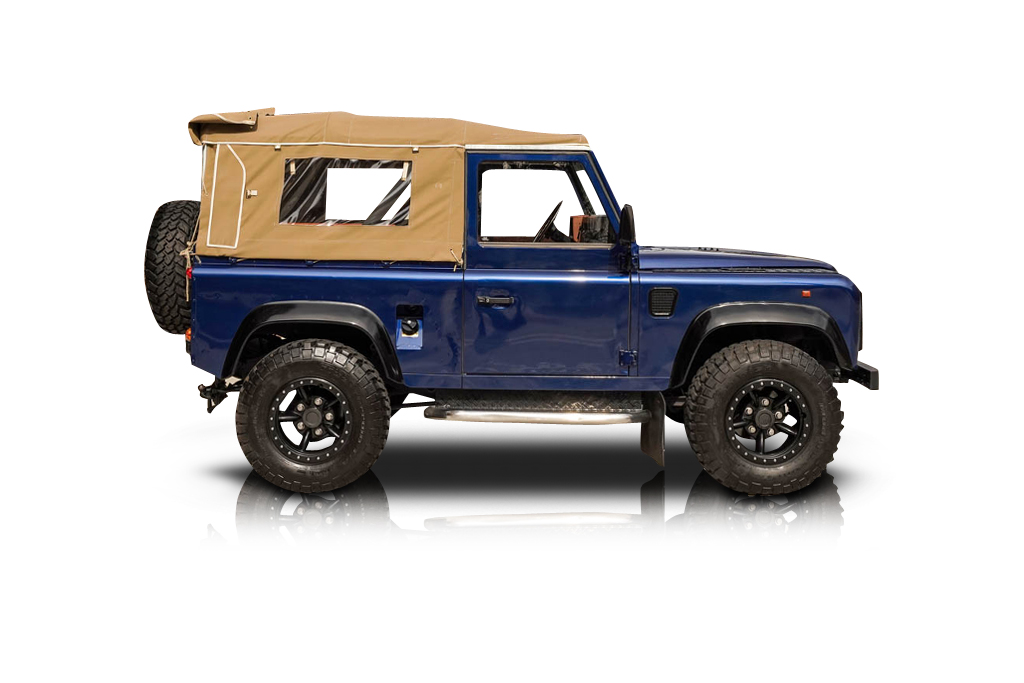 An incredible side shot photo of aLand Rover Defender 90 that you should buy.