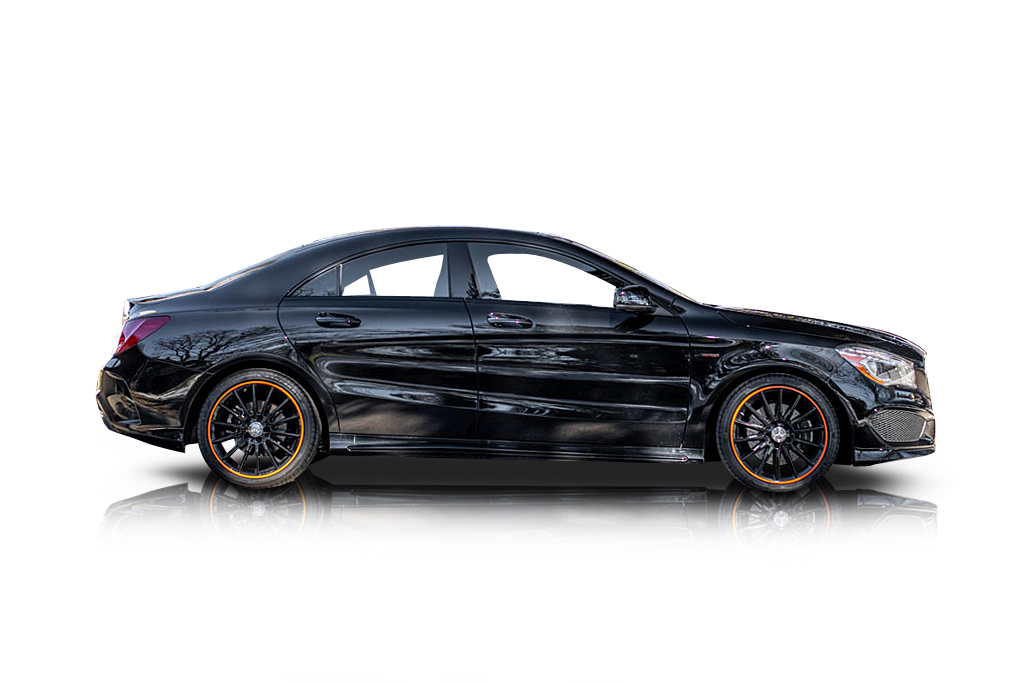 An incredible side shot photo of a car that you should buy.