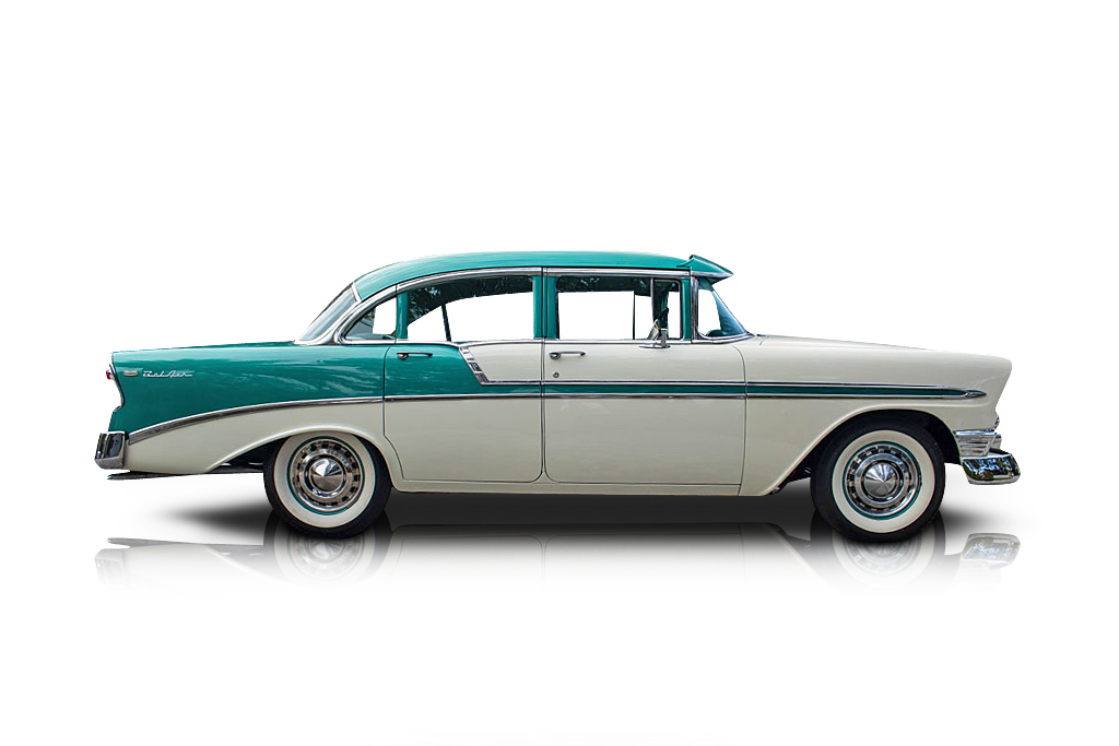 An incredible side shot photo of aChevrolet Bel Air that you should buy.