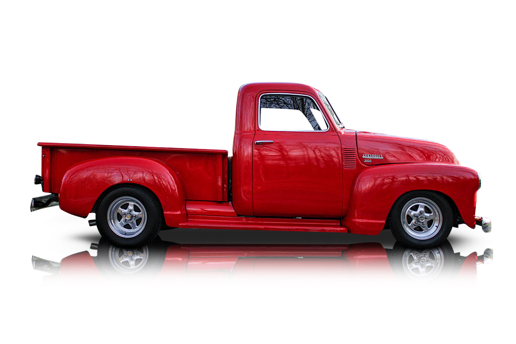 An incredible side shot photo of a Chevrolet 3100 that you should buy.