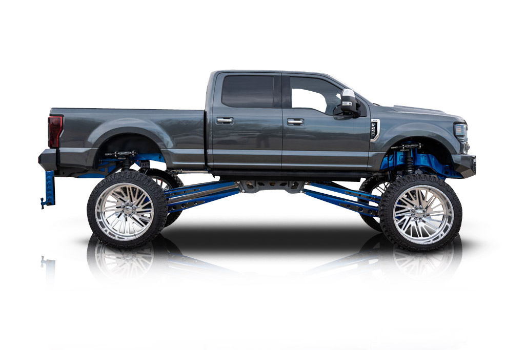 An incredible side shot photo of aFord F-250 that you should buy.