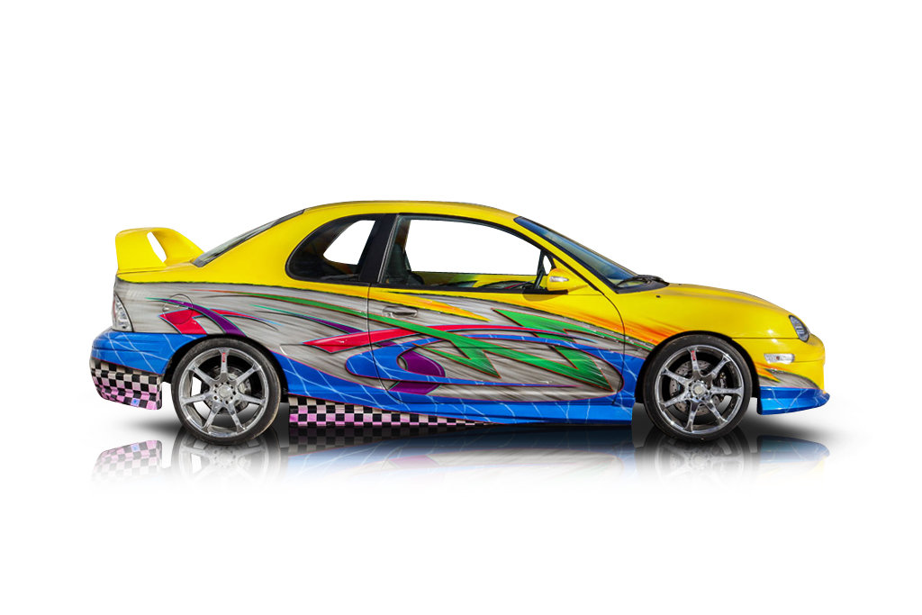 An incredible side shot photo of a car that you should buy.
