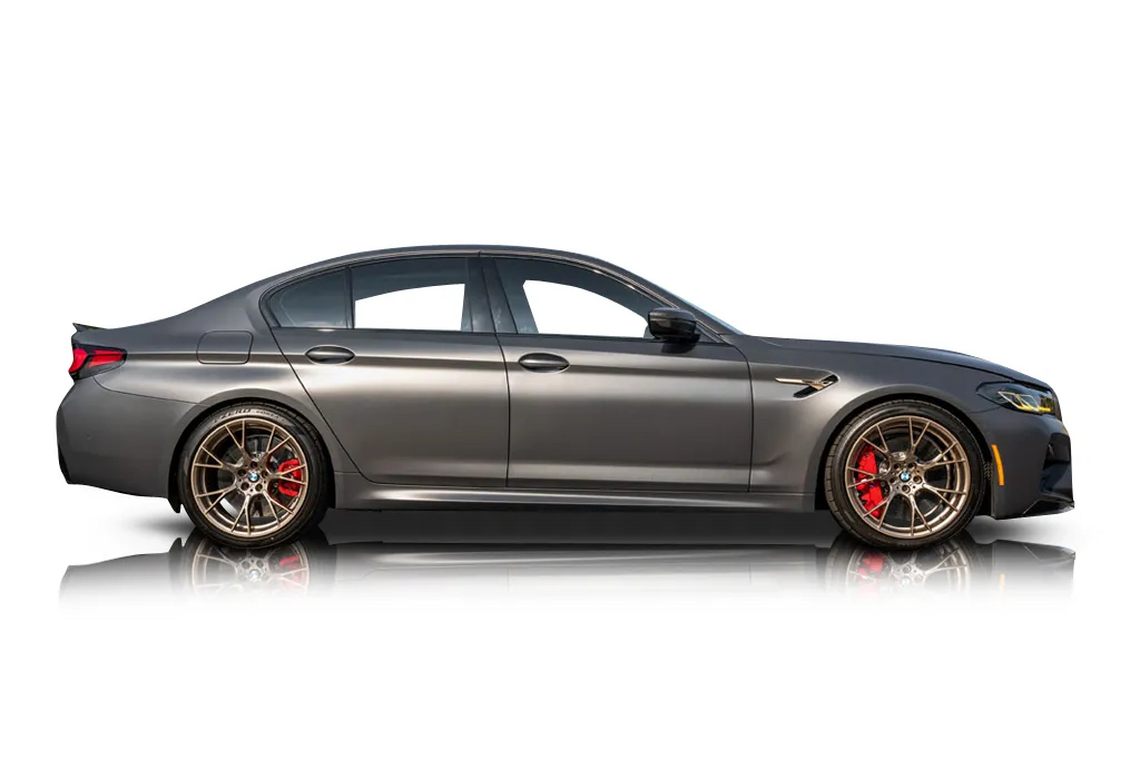 An incredible side shot photo of a BMW M5 previously listed on Exotic Car Trader