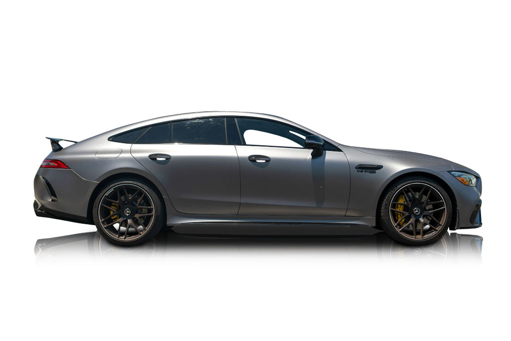 An incredible side shot photo of a car that you should buy.