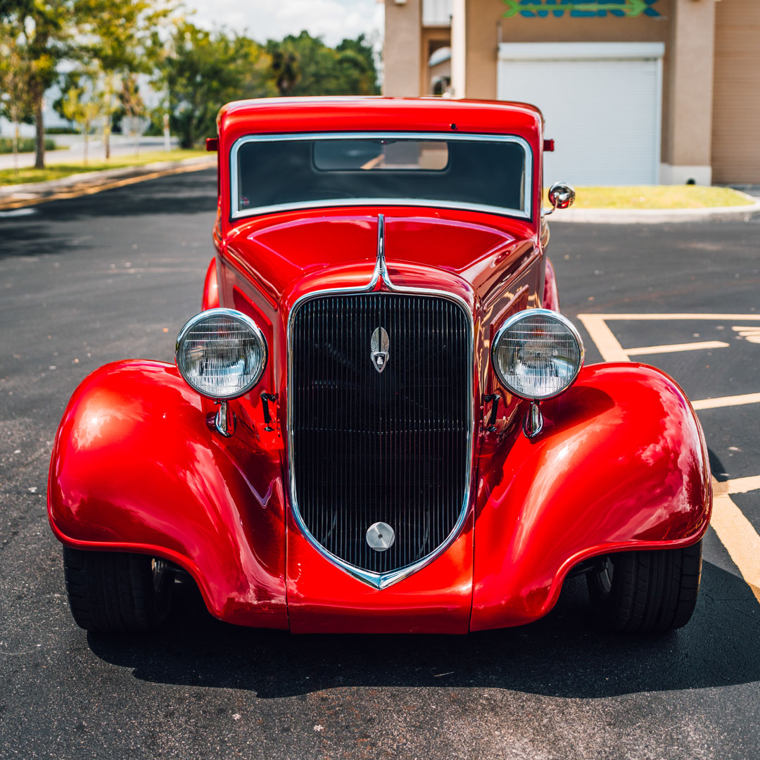 1934 Plymouth Deluxe PE Model - Engine Photo