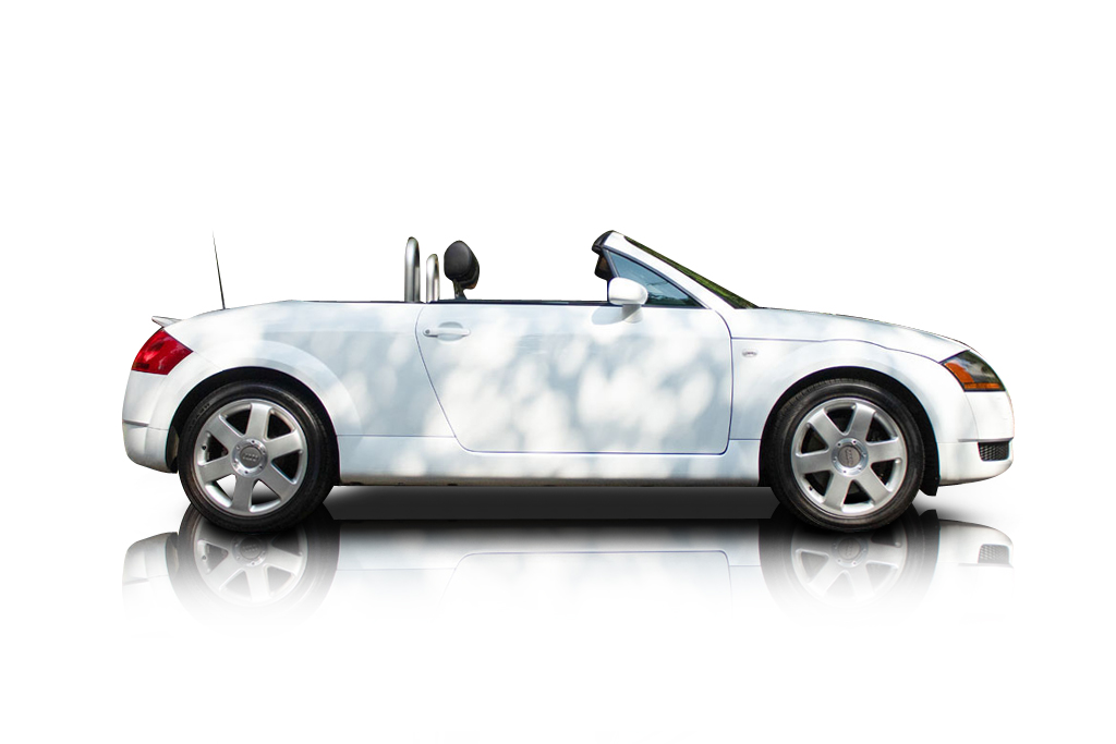 An incredible side shot photo of a car that you should buy.
