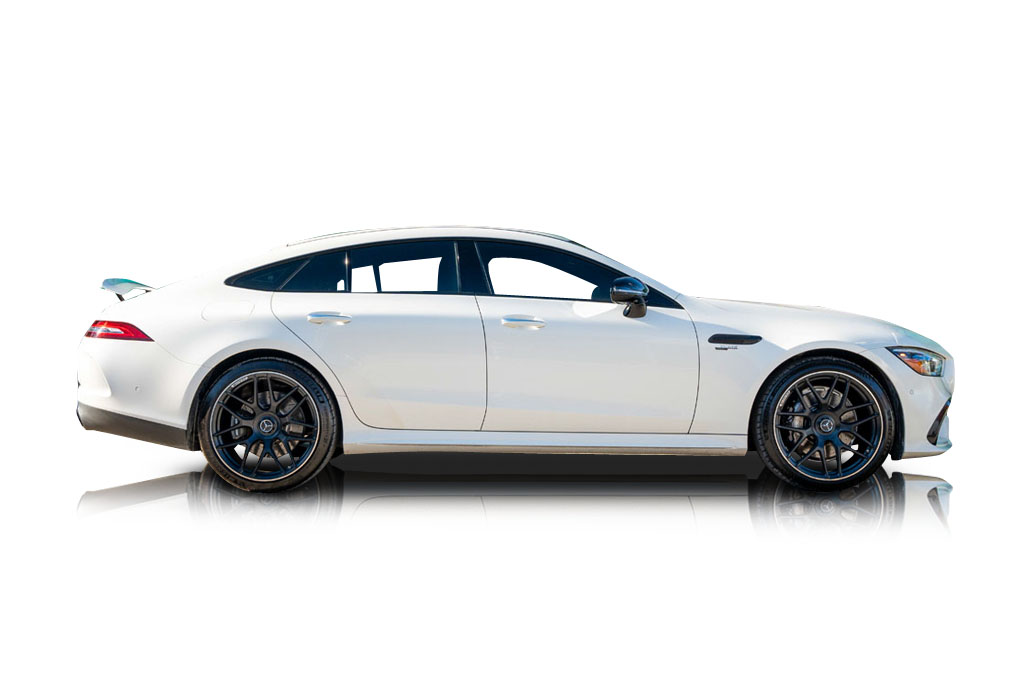 An incredible side shot photo of a car that you should buy.