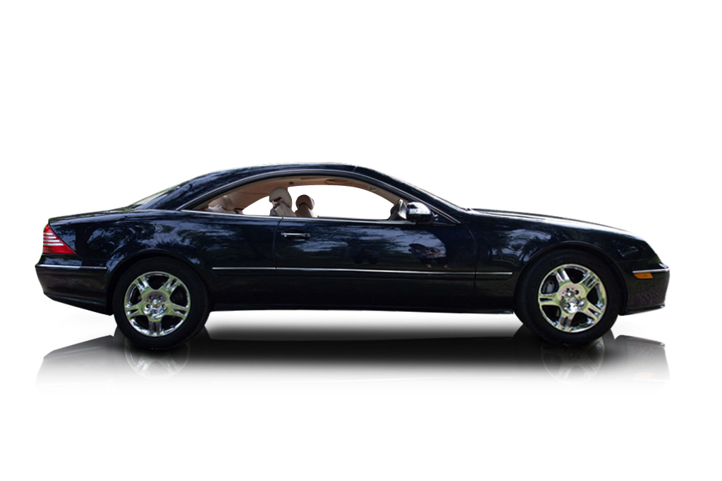 Passenger side photo of vehicle