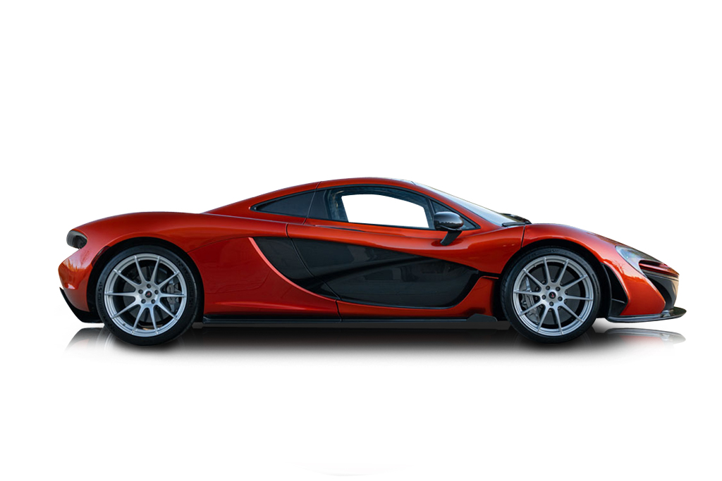 An incredible side shot photo of a Mclaren P1 previously listed on Exotic Car Trader