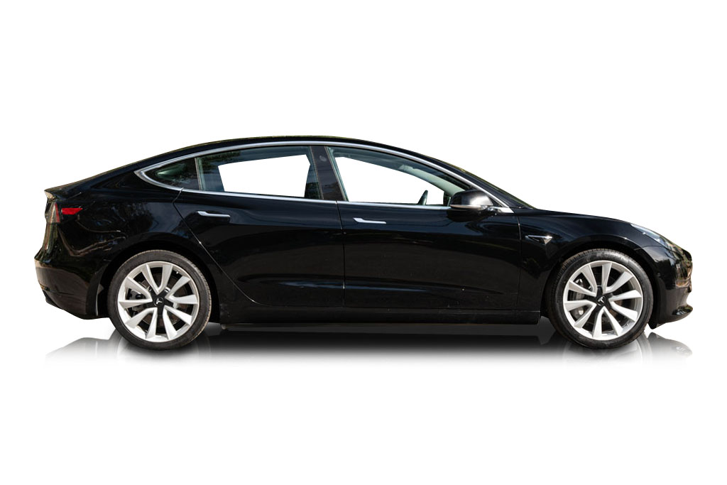 An incredible side shot photo of a car that you should buy.