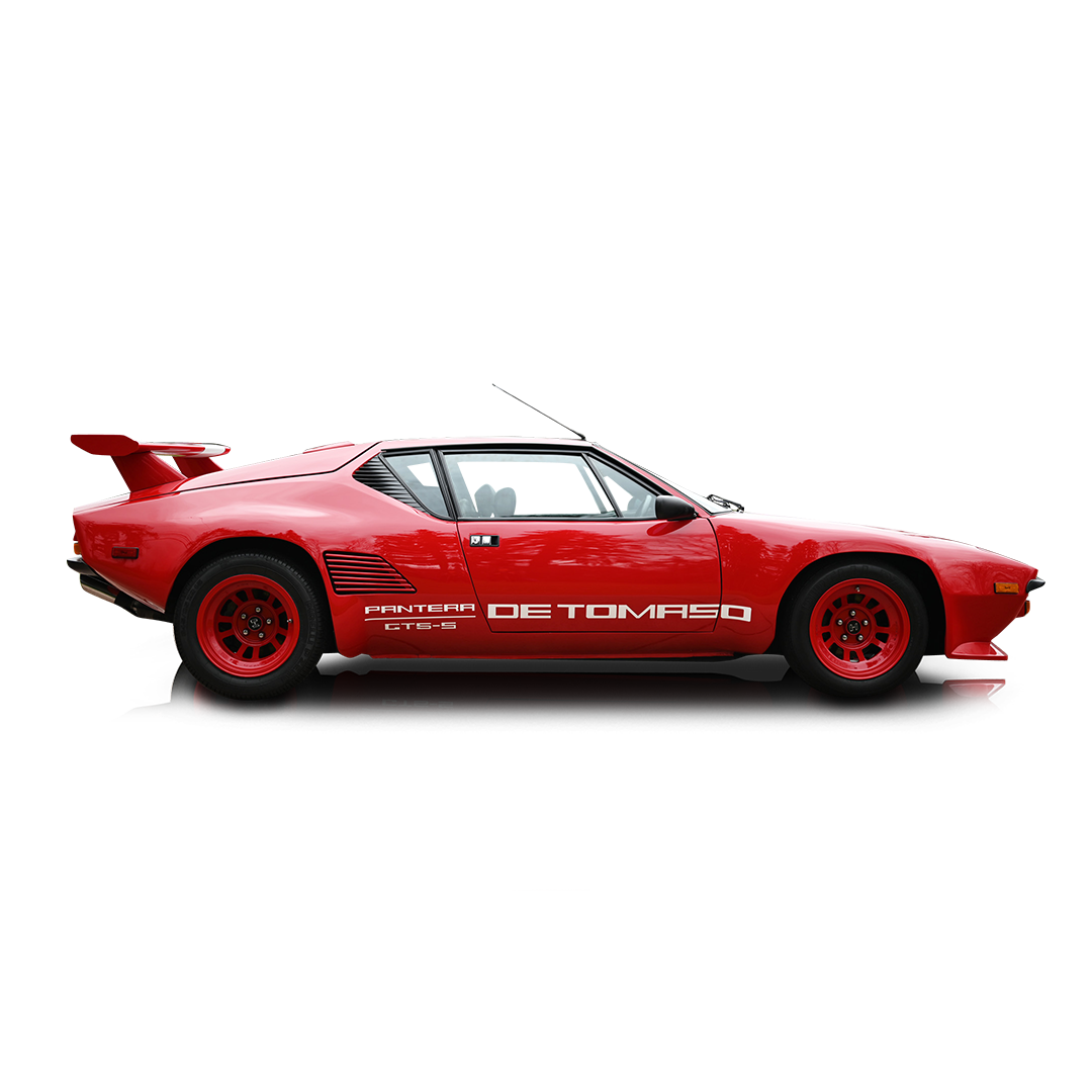 1986 DeTomaso Pantera  - Passenger side