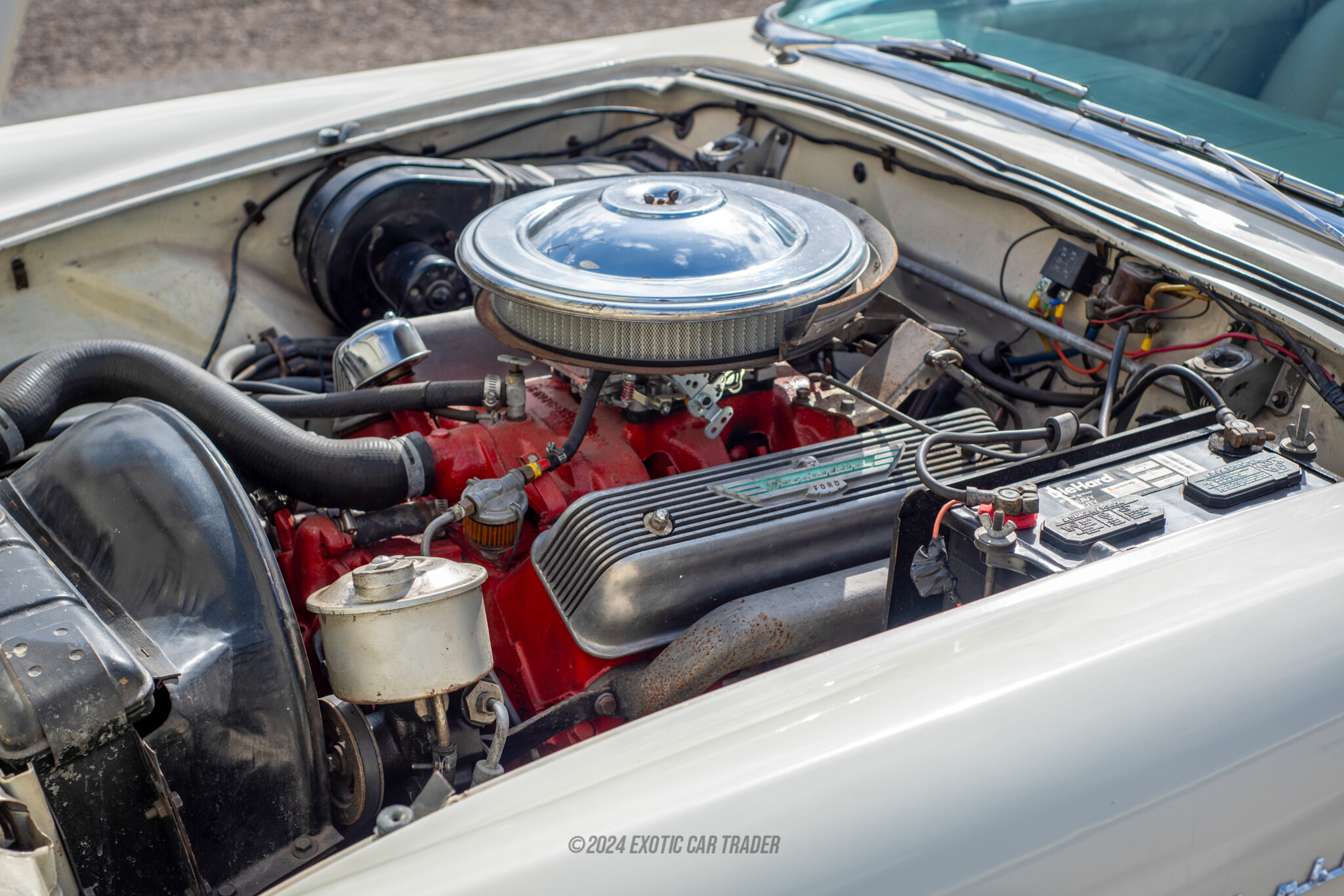 1957 Ford Thunderbird - Engine Photo