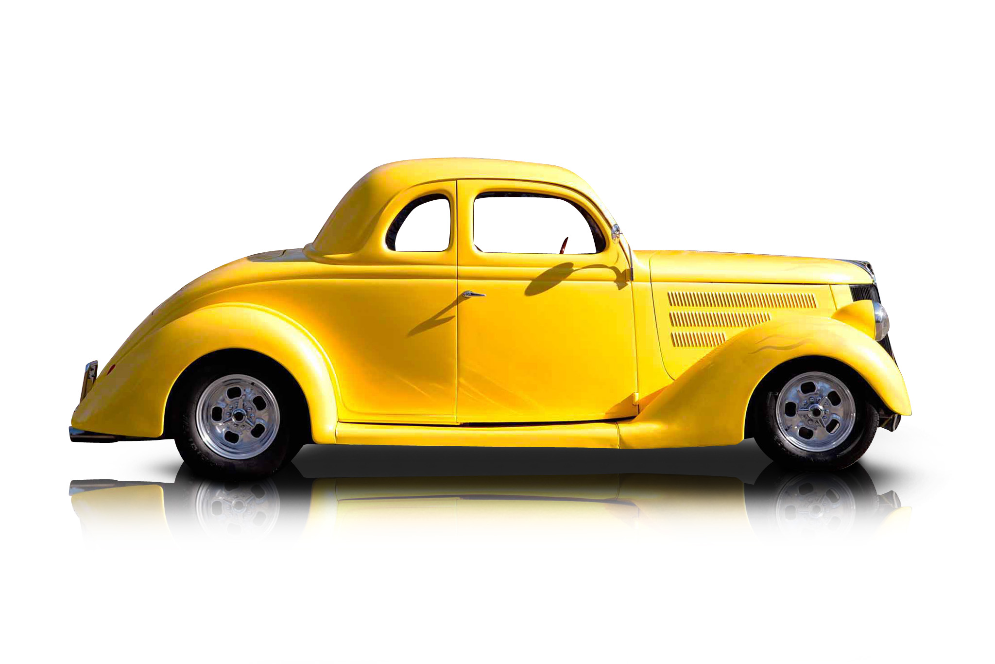 An incredible side shot photo of a car that you should buy.