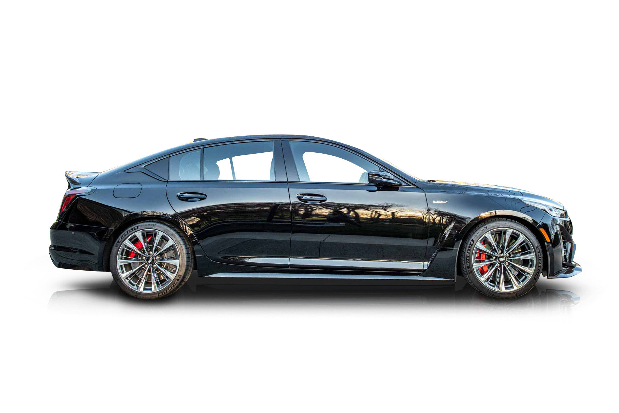 An incredible side shot photo of a car that you should buy.