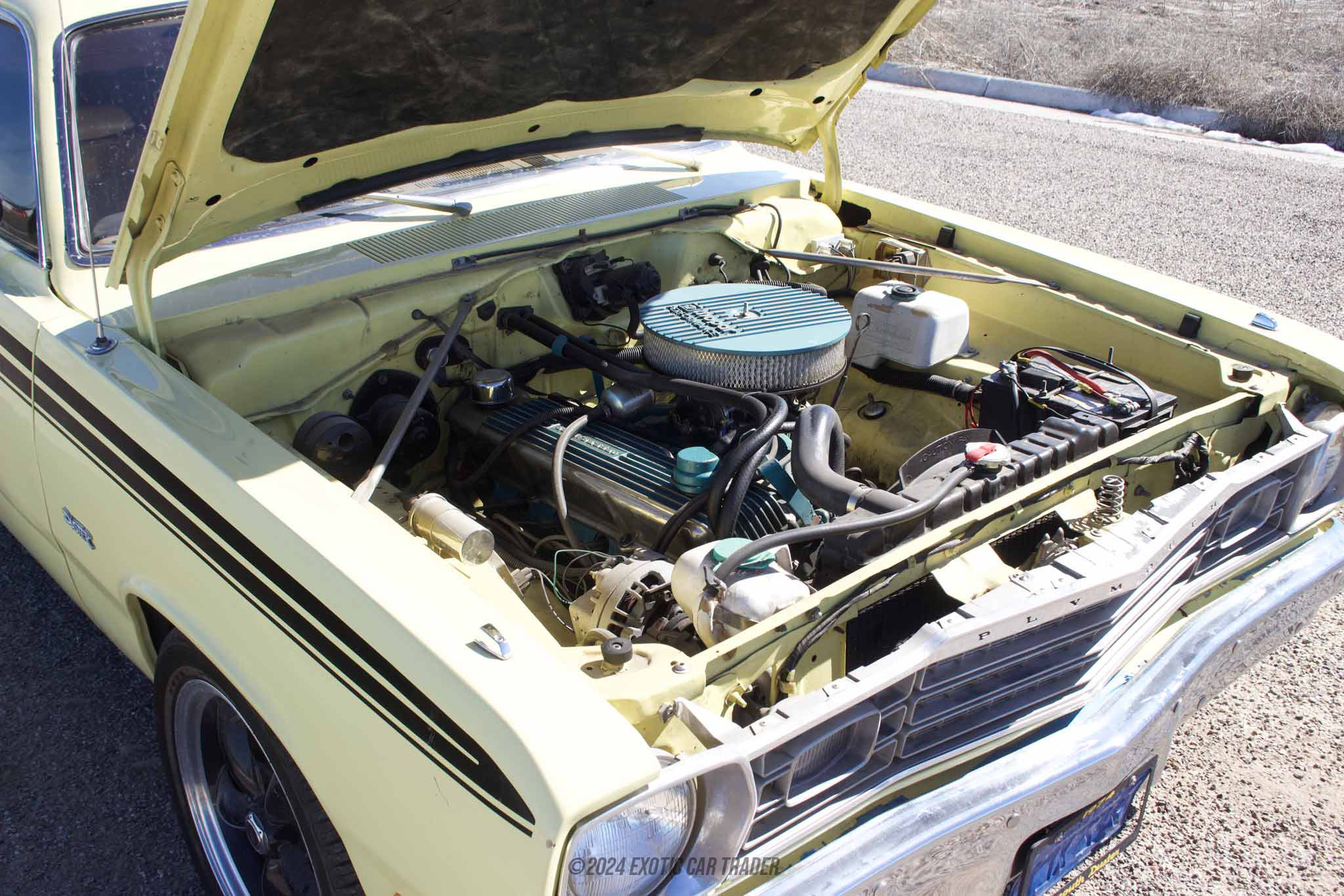 1974 Plymouth Duster - Engine Photo