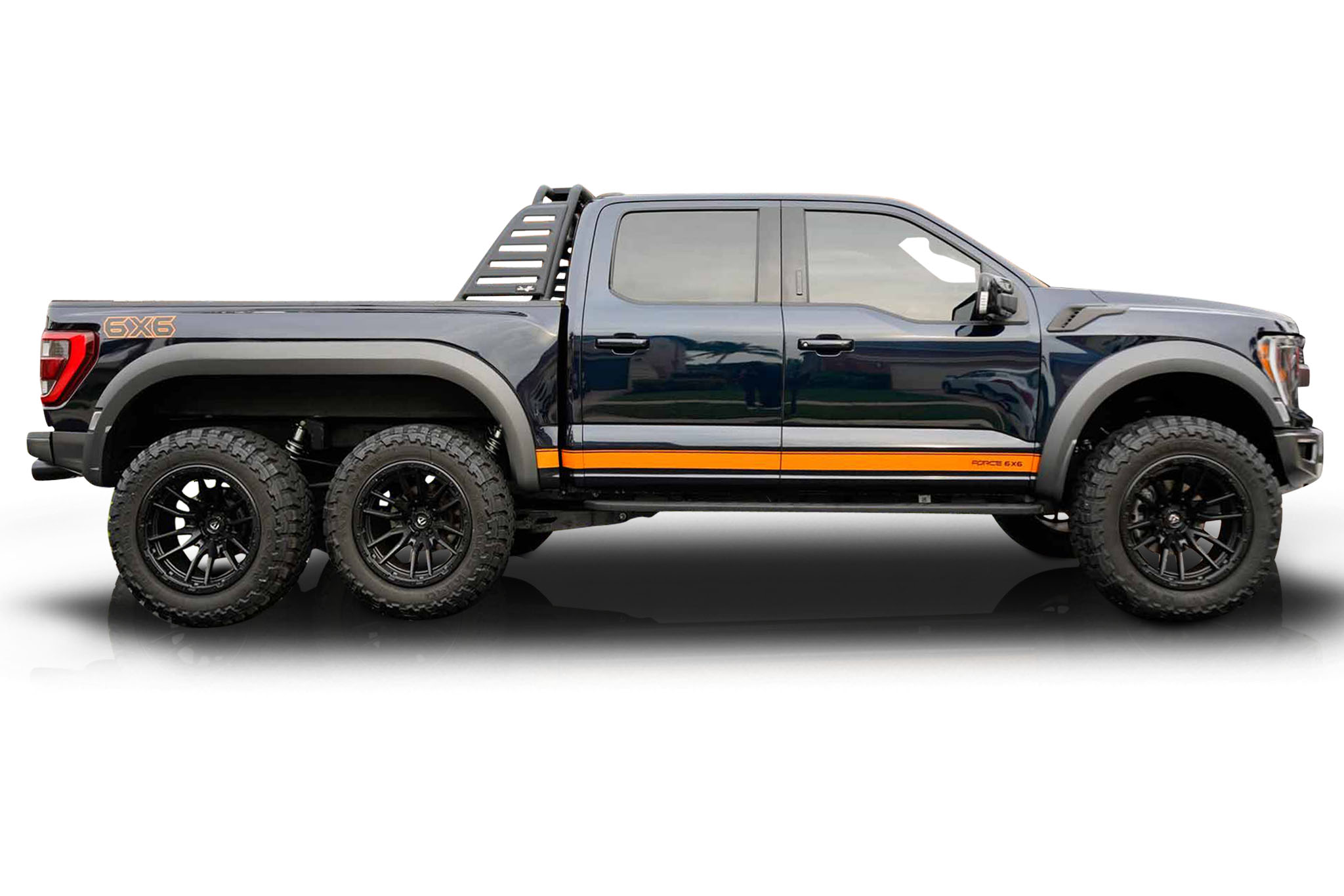 An incredible side shot photo of a Ford F-150 that you should buy.