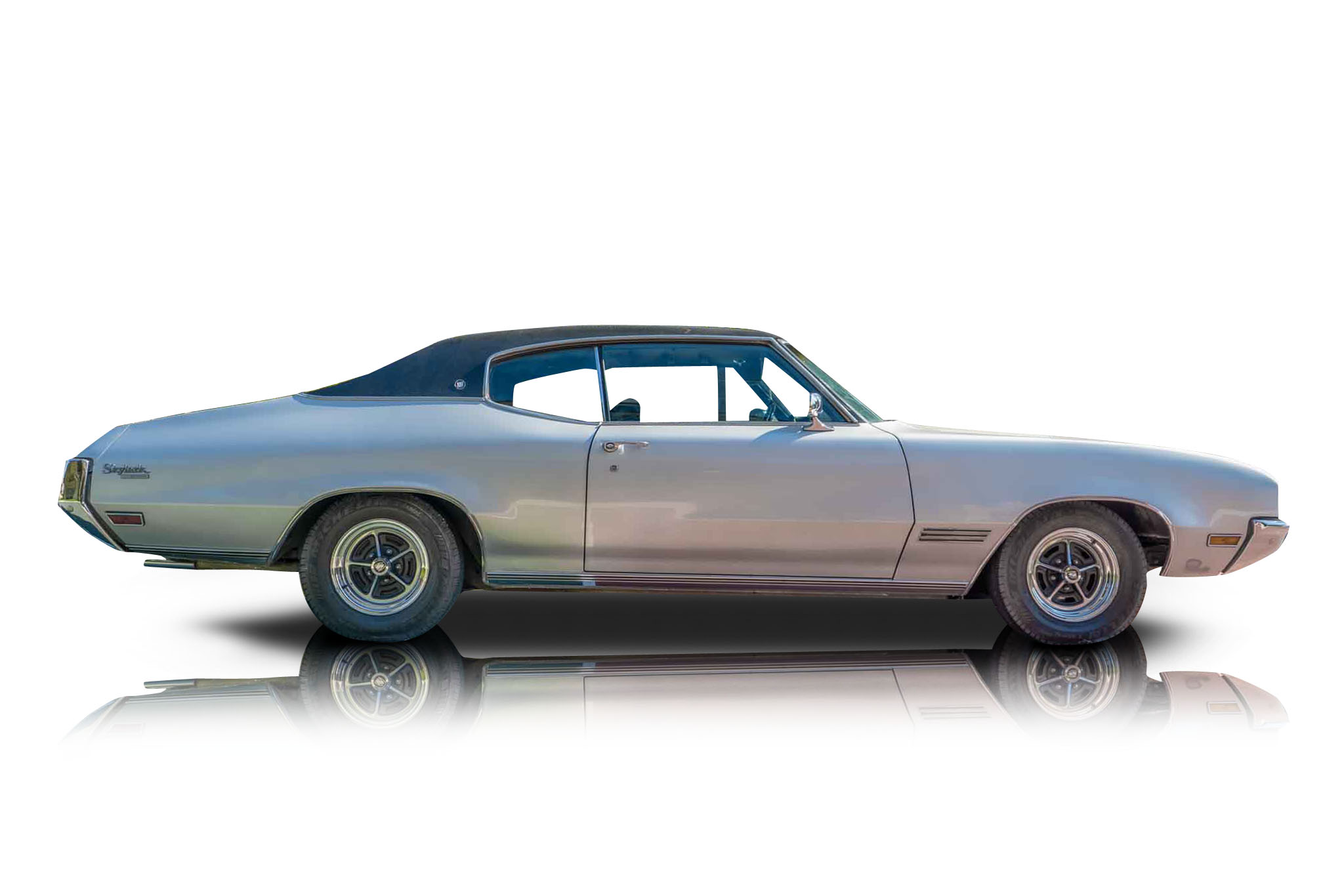 An incredible side shot photo of a car that you should buy.