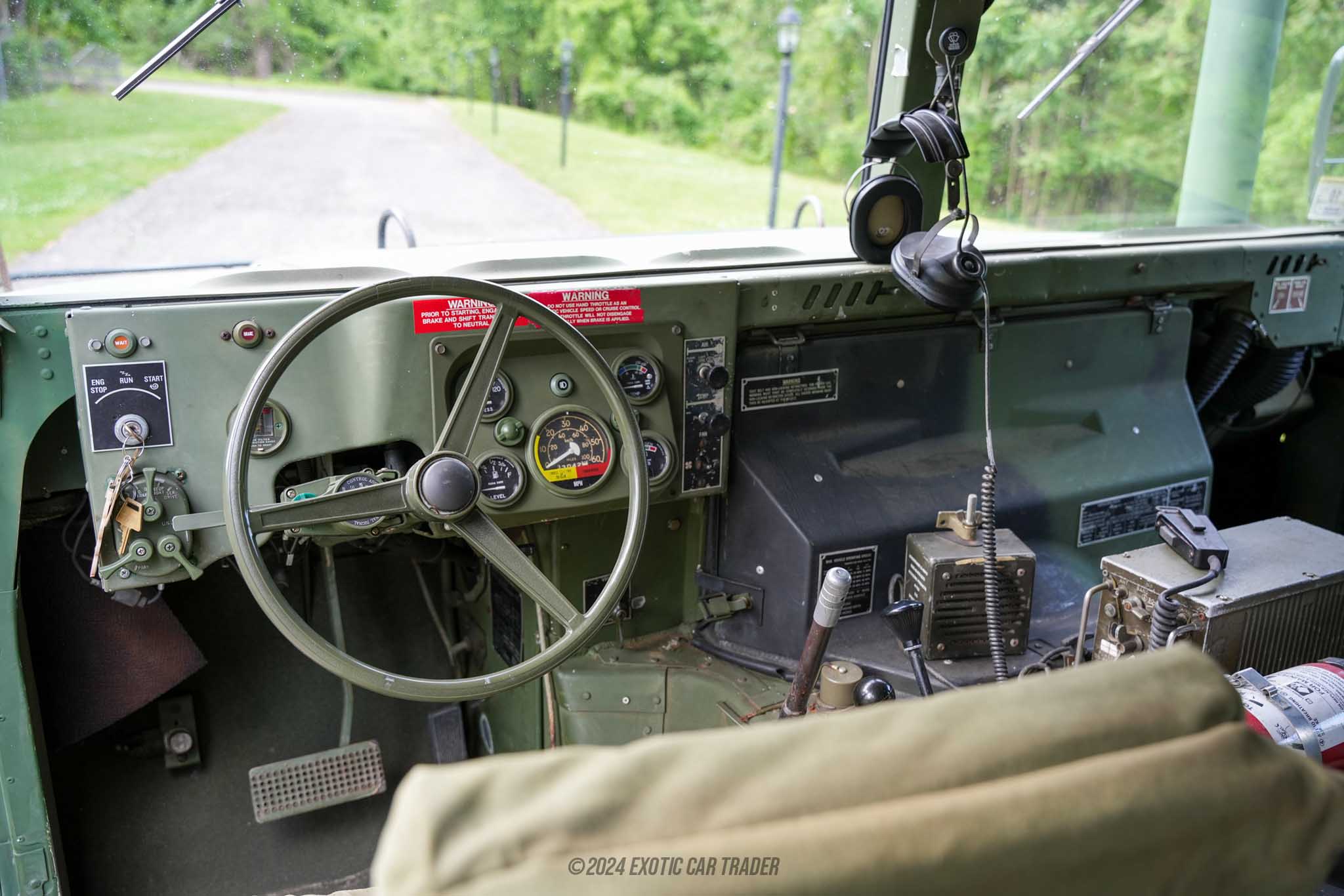 1985 Humvee M998 - Interior Photo