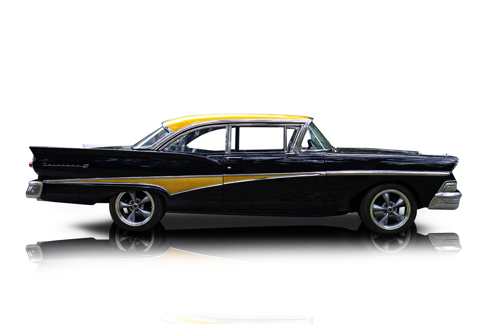 An incredible side shot photo of aFord Fairlane that you should buy.